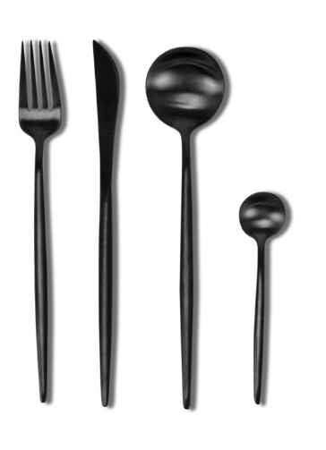 Servizio di Posate in Acciaio Inox con Finitura Opaca - 48 Pezzi