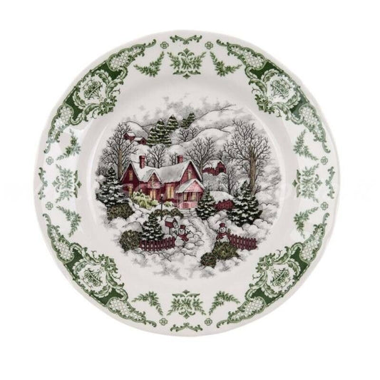 Set di Piatti Natalizi Blanc per 12 - 40 pezzi