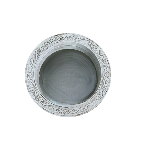 Specchio Tondo Shabby Chic