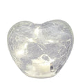 Lampada LED a Cuore in Vetro Effetto Crack Trasparente 8 cm - Hervit
