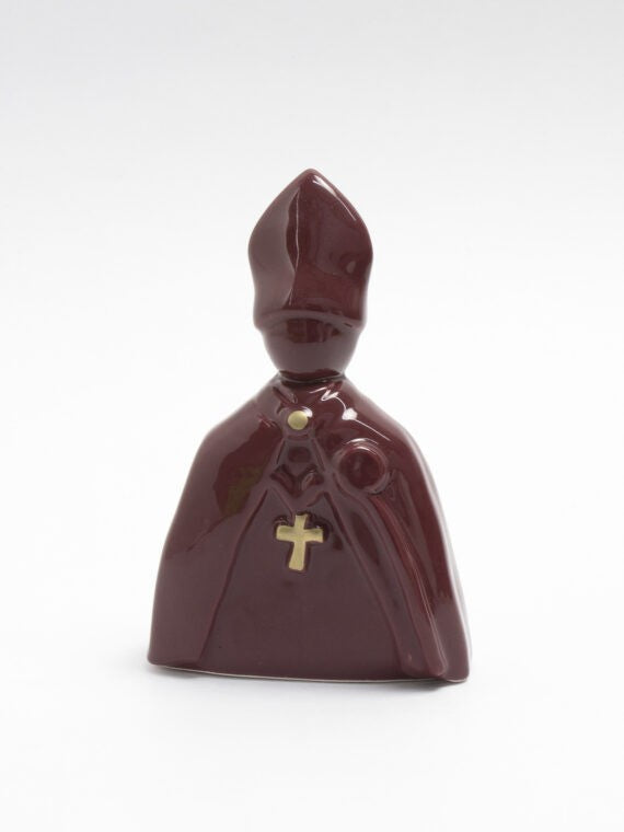 Scultura in Ceramica Lucida di San Gennaro 16 cm - Siniscalchi