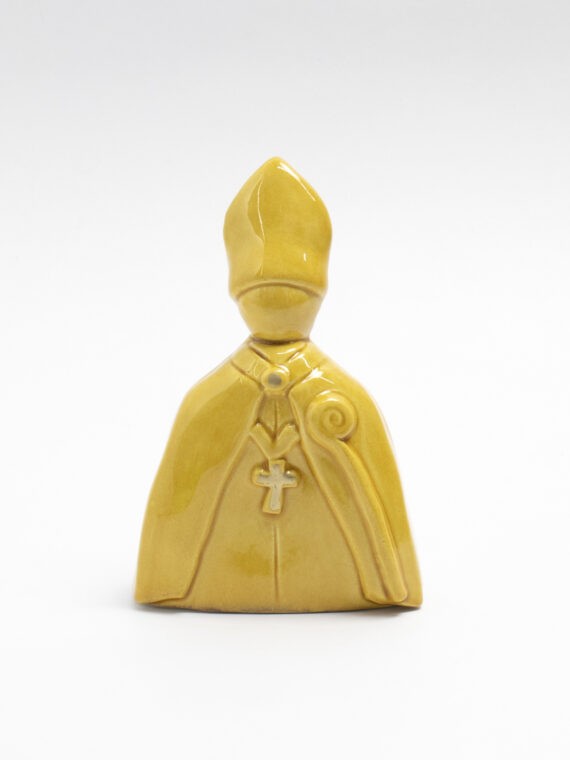 Scultura in Ceramica Lucida di San Gennaro 16 cm - Siniscalchi