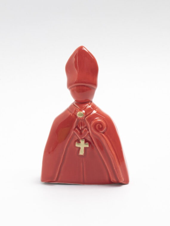 Scultura in Ceramica Lucida di San Gennaro 16 cm - Siniscalchi