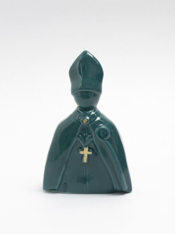 Scultura in Ceramica Lucida di San Gennaro 16 cm - Siniscalchi