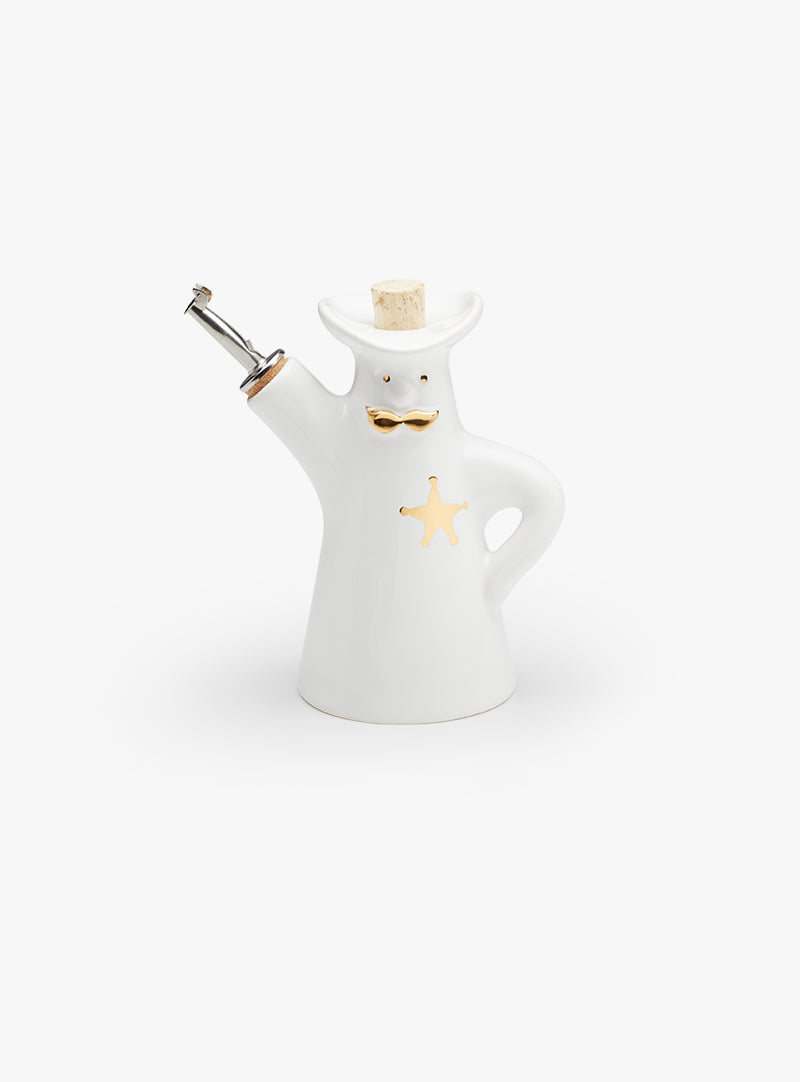 Oliera in Ceramica con Elegante Design Pistolero 17.5 cm - Ceramiche Viva