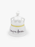 Porta Mozzarella Sfizioso a Forma di Donna 16x16x22 h cm - Ceramiche Viva