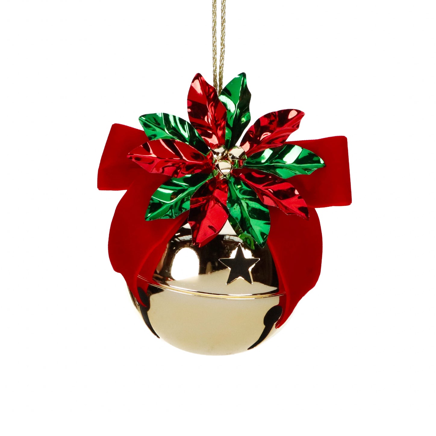Met. Rnd Xmas Bell 20.5 cm - Goodwill