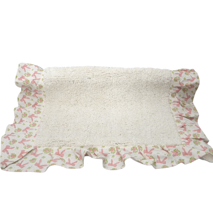 Tappeto da Bagno Shabby Chic con Balza 45x65 cm - Blanc Mariclo