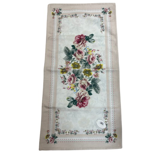 Tappeto Floreale "Elisir d'Amore" 120 cm - Blanc Mariclo