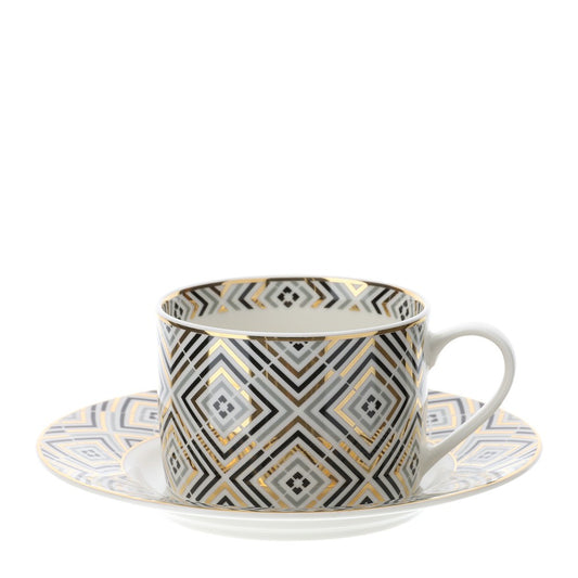 Mug in Porcellana con Piattino “Vlk Design”
