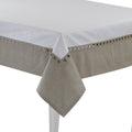 Tovaglia "Ikebana" Tortora  140x180 cm - Preziosa Luxury Home