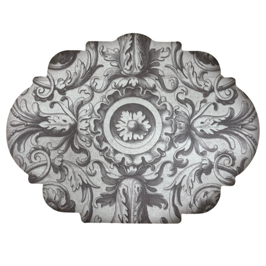 Tovaglietta Ovale in PVC 30x40 cm - Blanc Mariclò