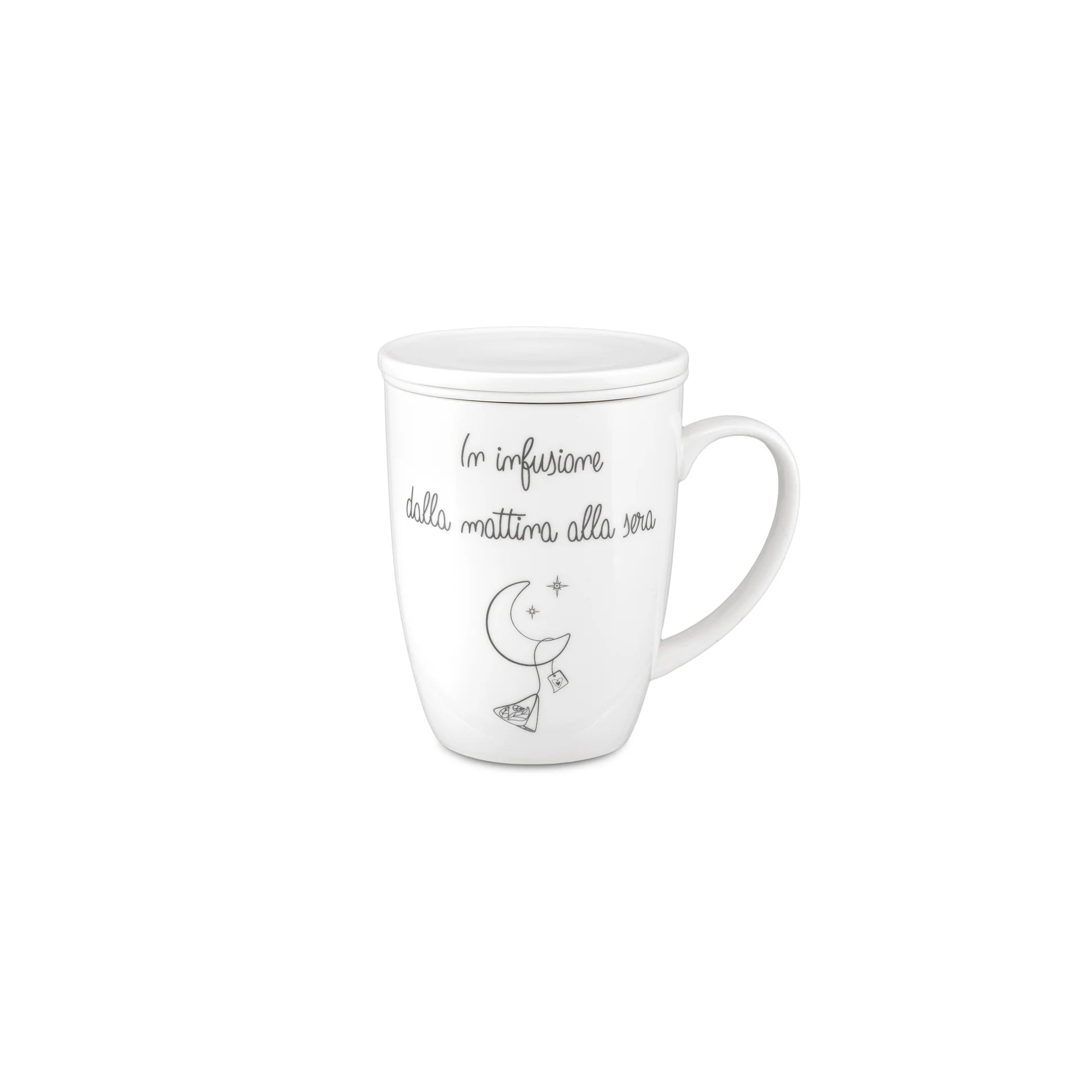 Tazza in Porcellana con Infusore 450 ml - La Porcellana Bianca
