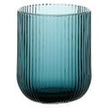 Set di 12 Bicchieri in Vetro Blu 'Twisty' - Rose e Tulipani