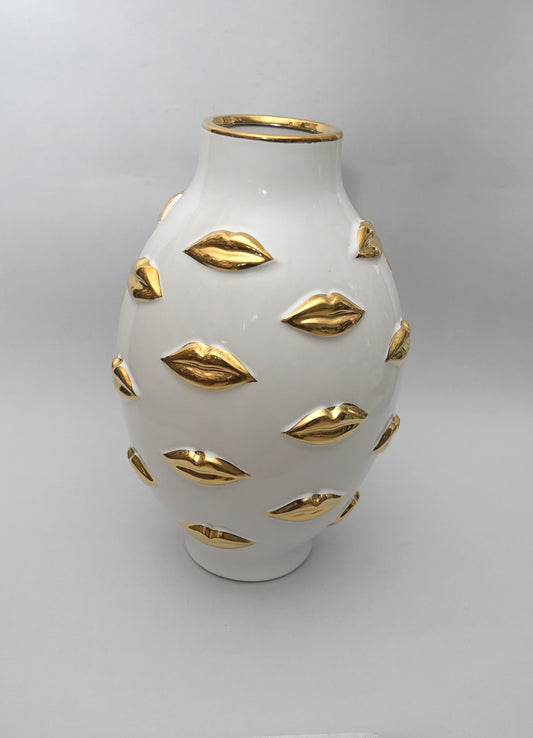 Vaso Kiss in Ceramica