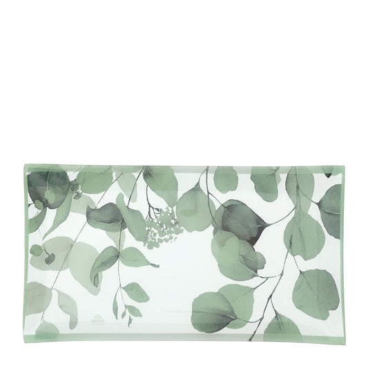 Vassoio in vetro "Botanic" 20x37 cm - Hervit