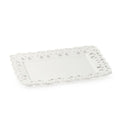 Vassoio Rettangolare in Porcellana Traforata 36x25 cm - Hervit