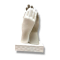 Scultura Due Mani Uomo e Donna che si Sfiorano h 43 cm - Bongelli Preziosi