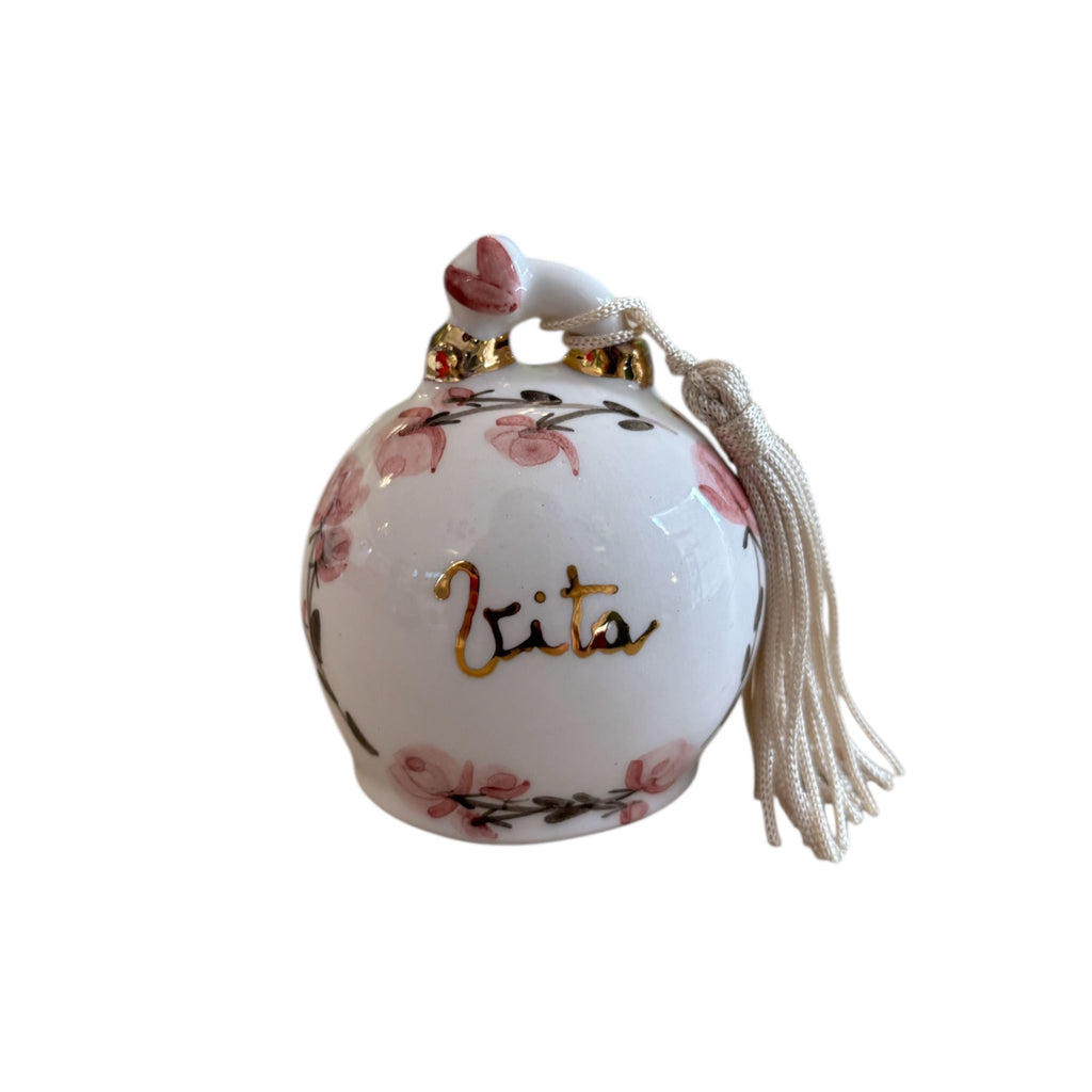 Campana in Ceramica di Capodimonte Dipinta a Mano 6 cm - Ely Art