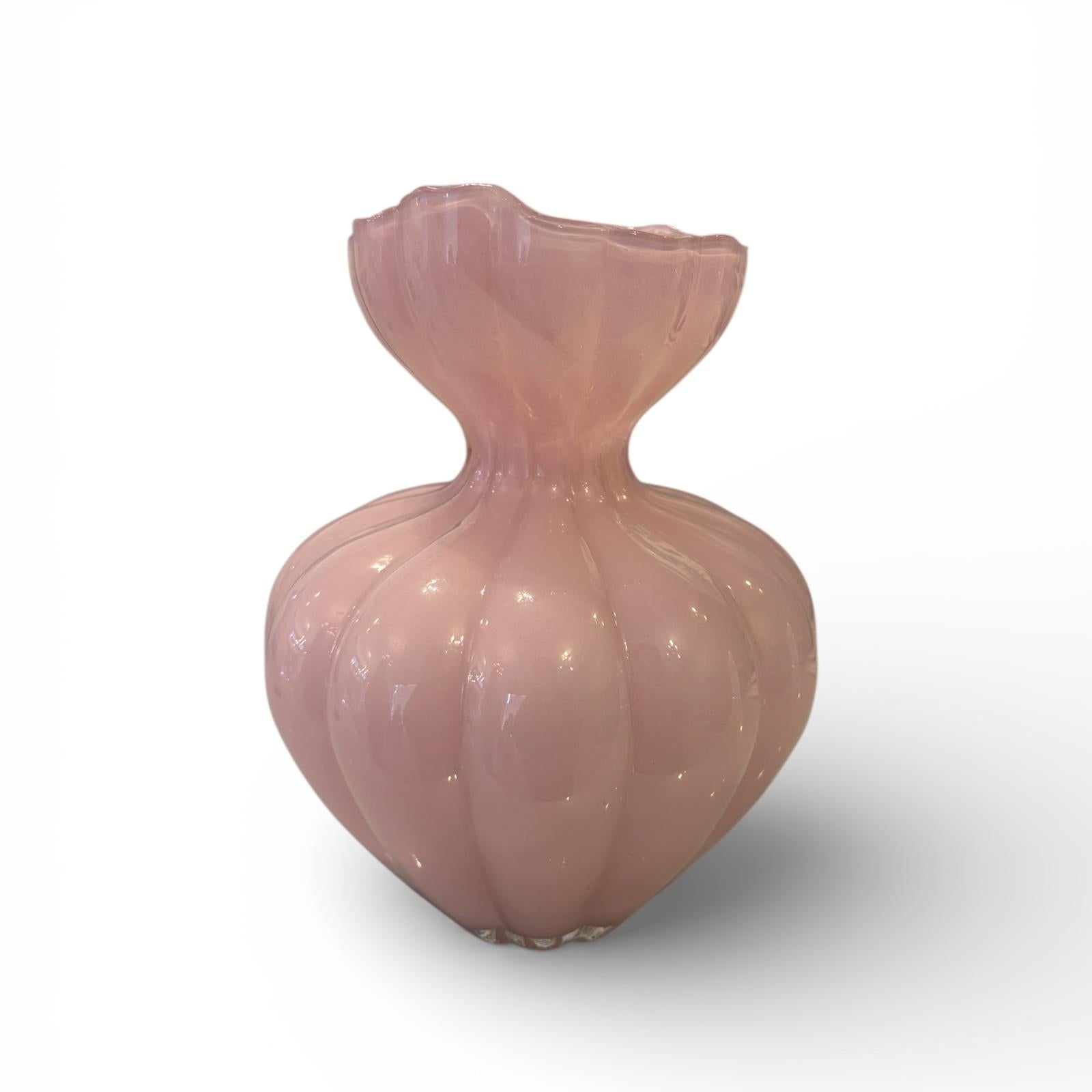 Vaso in Vetro Colorato con Confezione Bomboniera 20 cm - AD