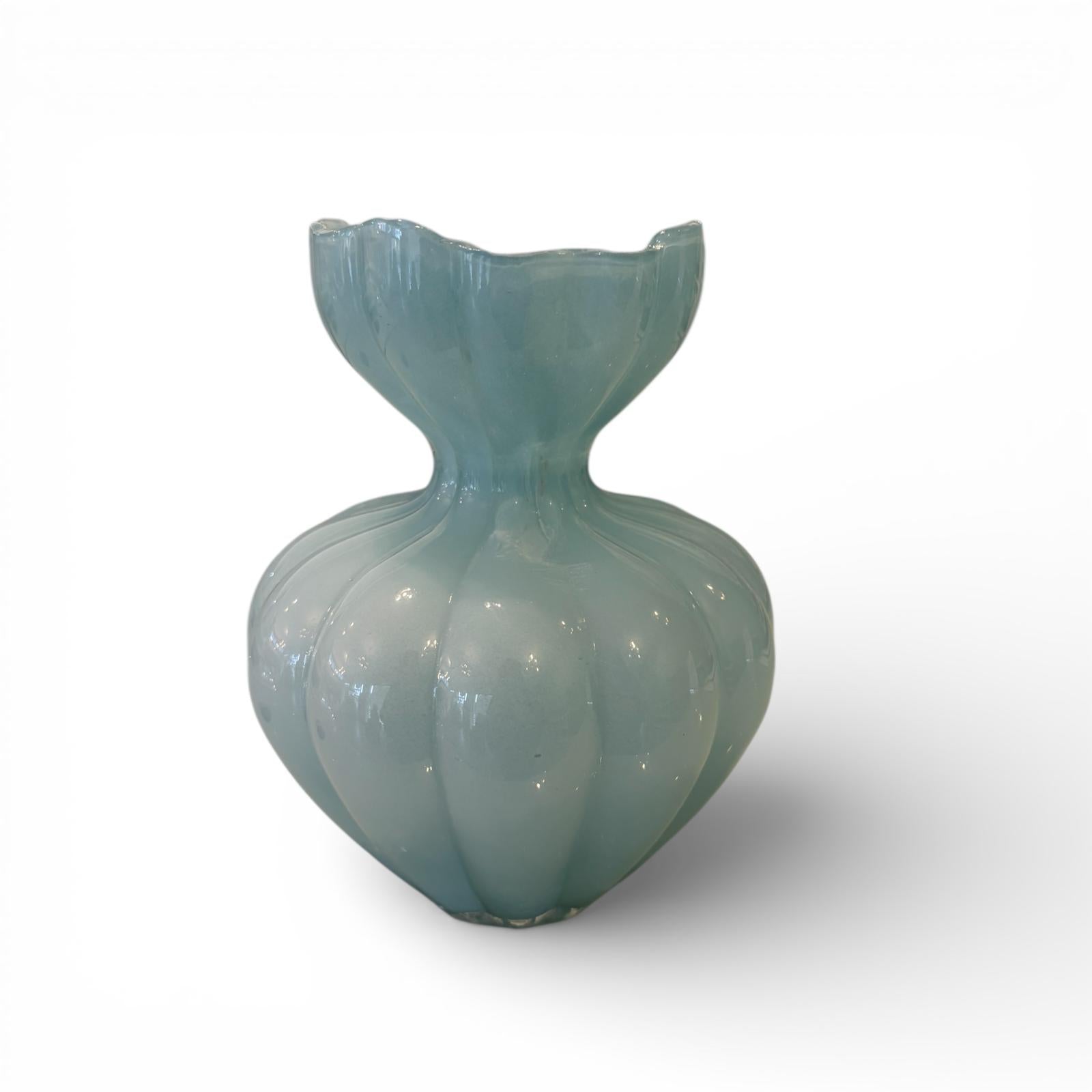 Vaso in Vetro Colorato con Confezione Bomboniera 20 cm - AD