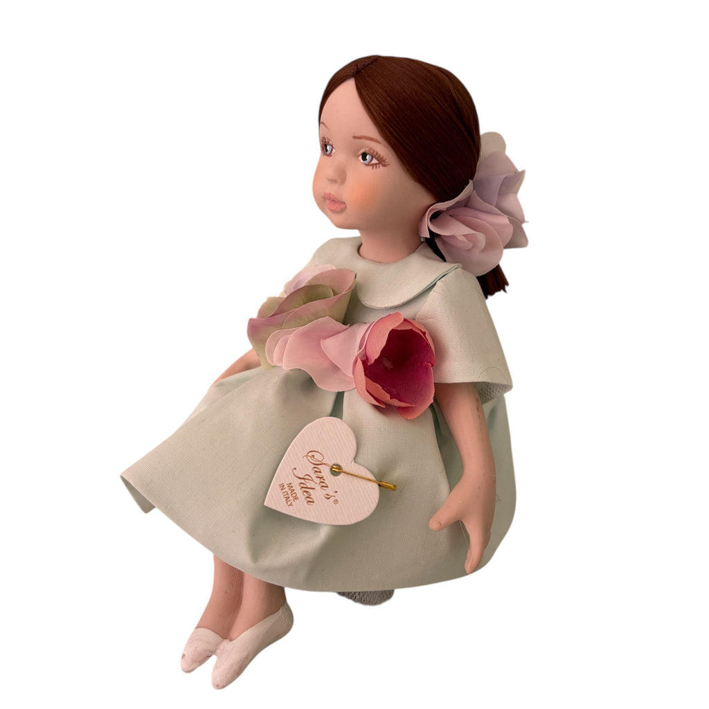 Bambola Porcellana Abito in Tessuto 16 cm - Sara's Idea
