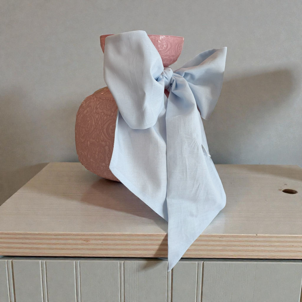 Vaso Decorativo in Vetro con Fiocco Elegante 22 h cm - Sara's Idea