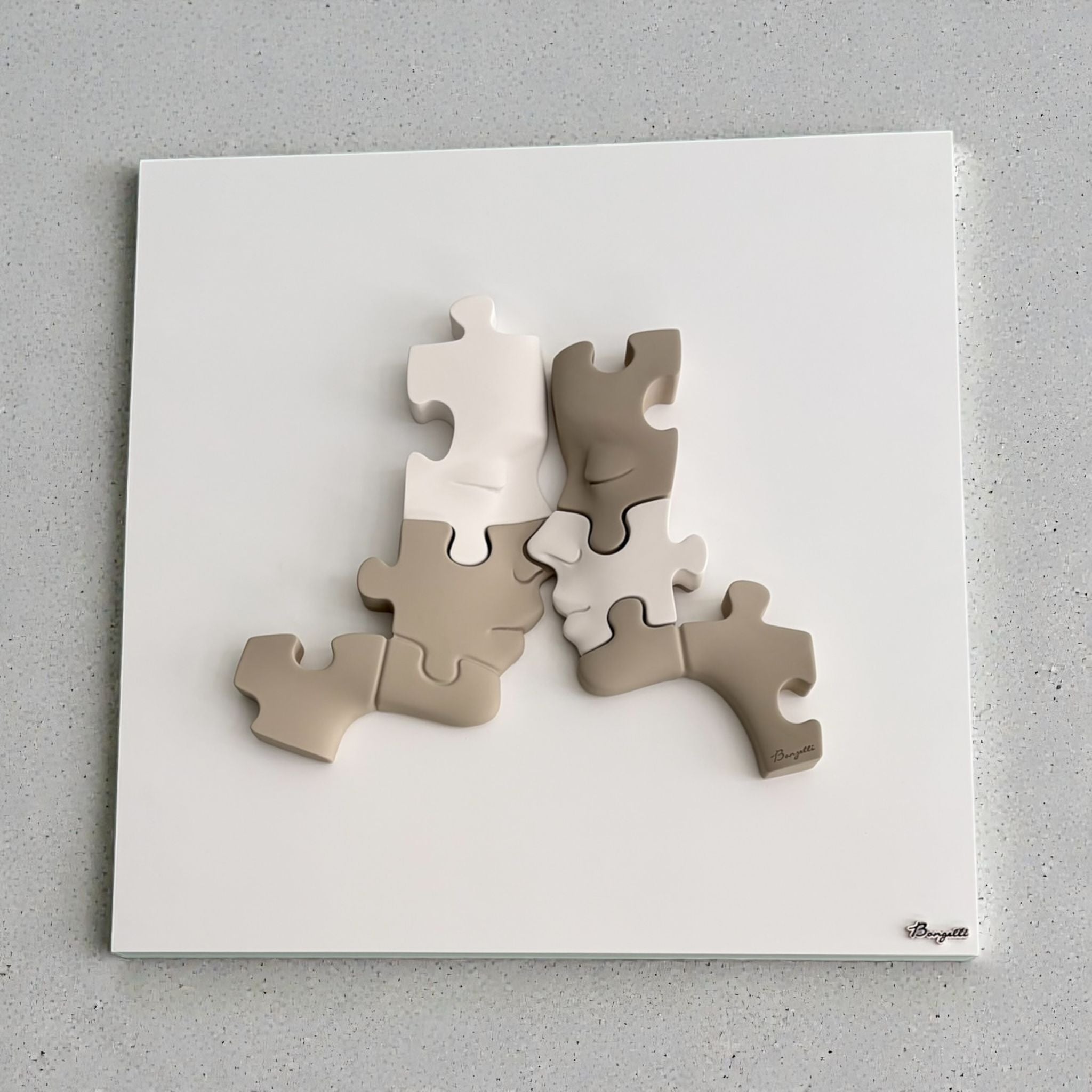 Quadro Puzzle 3D in Marmorino 50x50 cm - Bongelli Preziosi