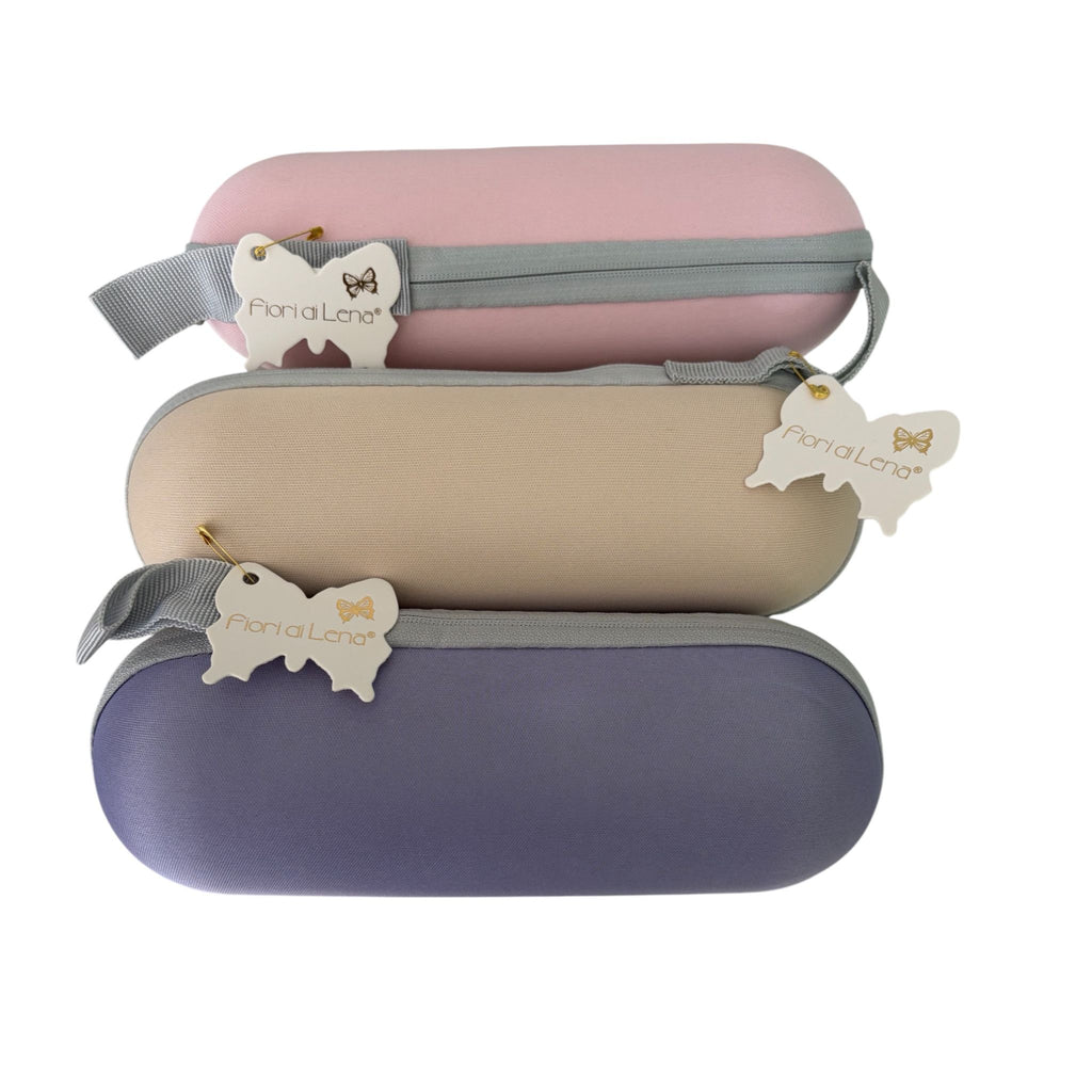 Ombrello Pieghevole con Astuccio a Contrasto - Fiori di Lena