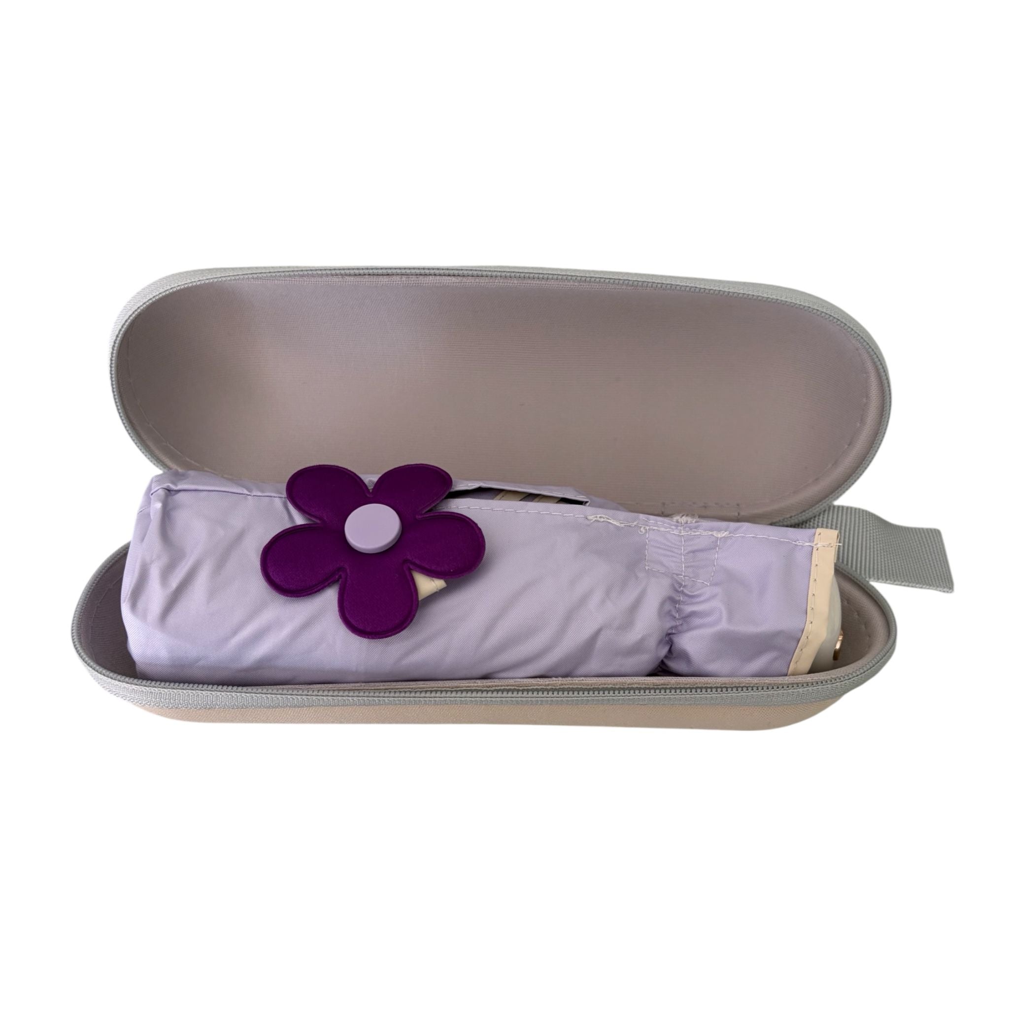 Ombrello Pieghevole con Astuccio a Contrasto - Fiori di Lena