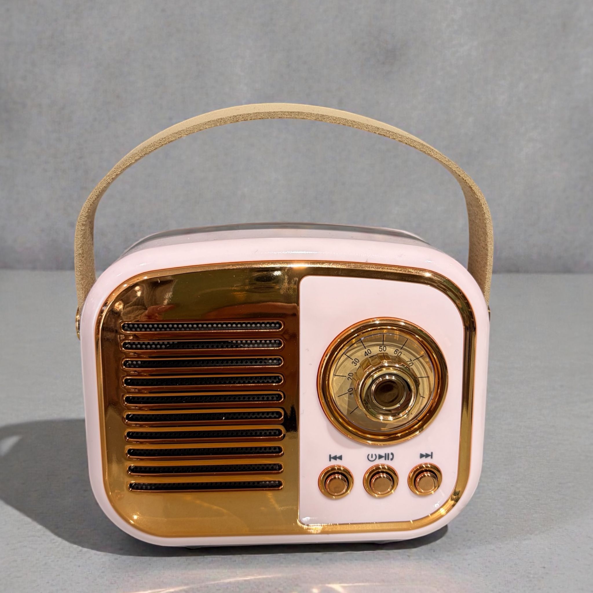Cassa Bluetooth con Design Retrò 10x10 cm - Encantada