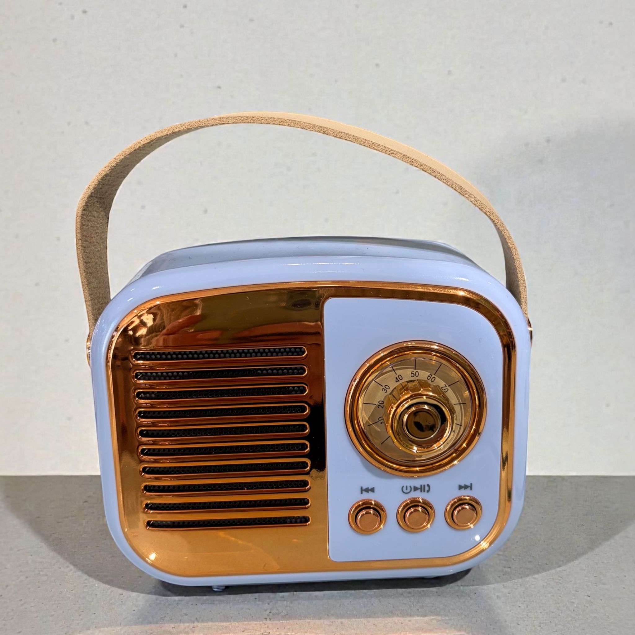 Cassa Bluetooth con Design Retrò 10x10 cm - Encantada