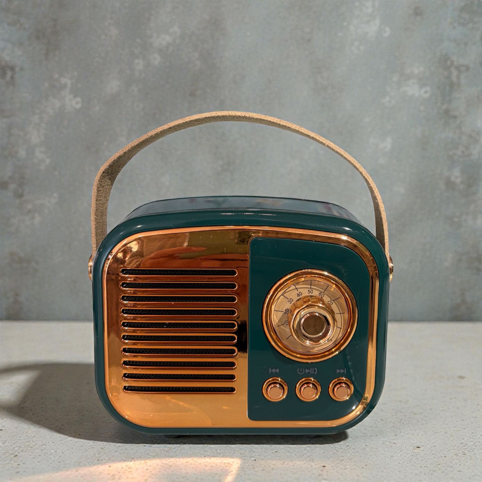 Cassa Bluetooth con Design Retrò 10x10 cm - Encantada