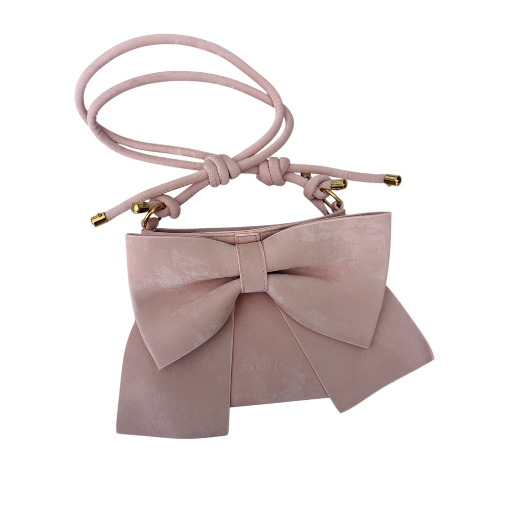 Borsetta in Effetto Scamosciato con Fiocco 20x16 cm - Madrhelen