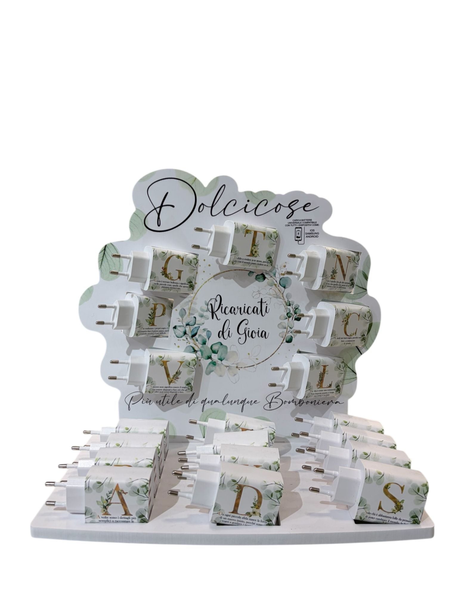 Adattatore USB Con Iniziale - Dolcicose