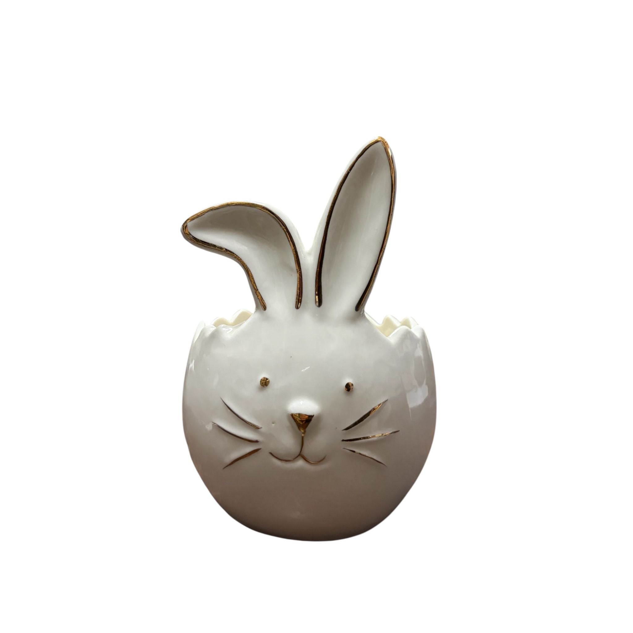 Cestino Porta Ovetti in Porcellana 13 h cm - L'arte di Nacchi