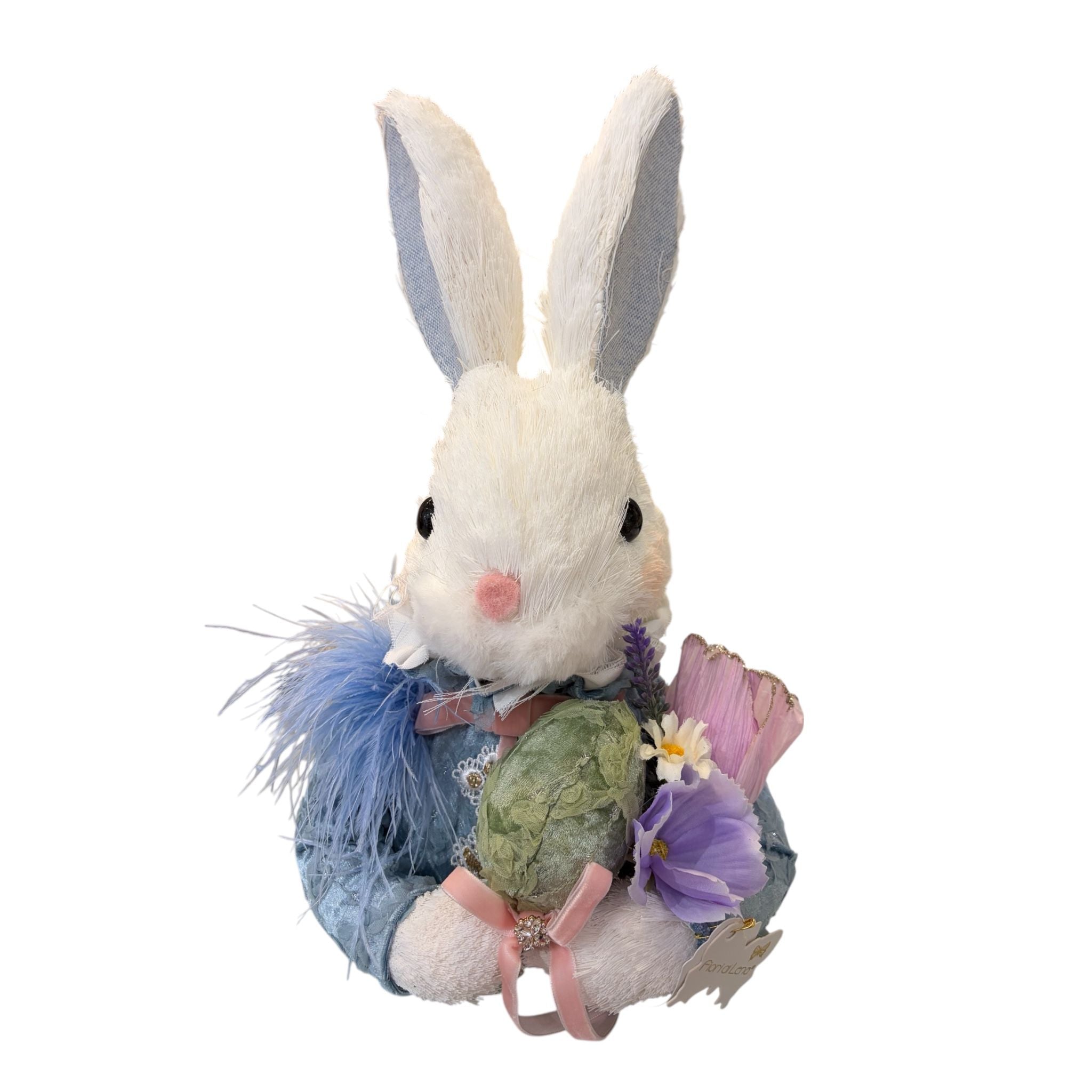 Mezzo Busto di Coniglietto 38 h cm - Fiori di Lena