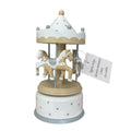 Carillon a Carosello in Legno con Cavallucci 13 cm - Encantada