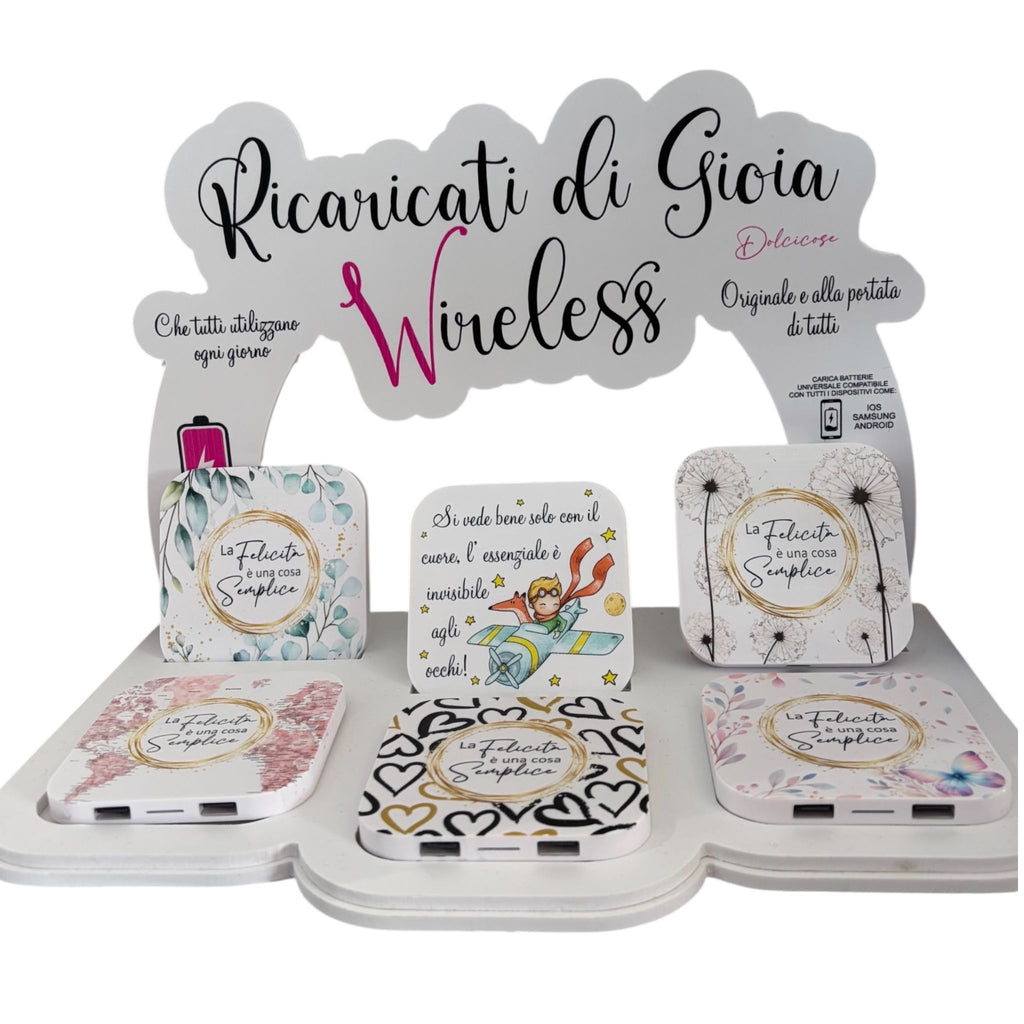 Bomboniera Caricatore Wireless con Design Artistico - Le DolciCose