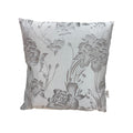 Cuscino in Tessuto Lucido con Motivo Floreale 45X45 cm - Hervit