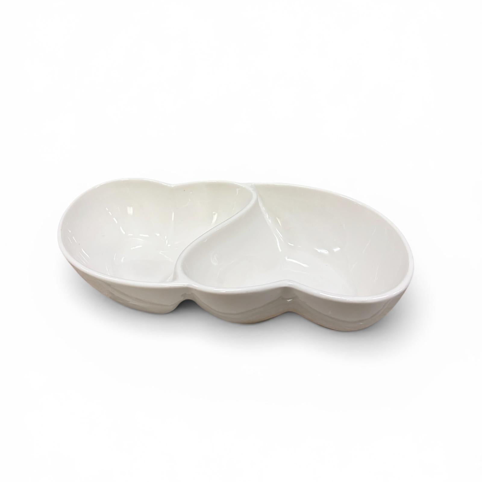 Antipastiera Cuore in Ceramica 20x10 cm - L'Infinito