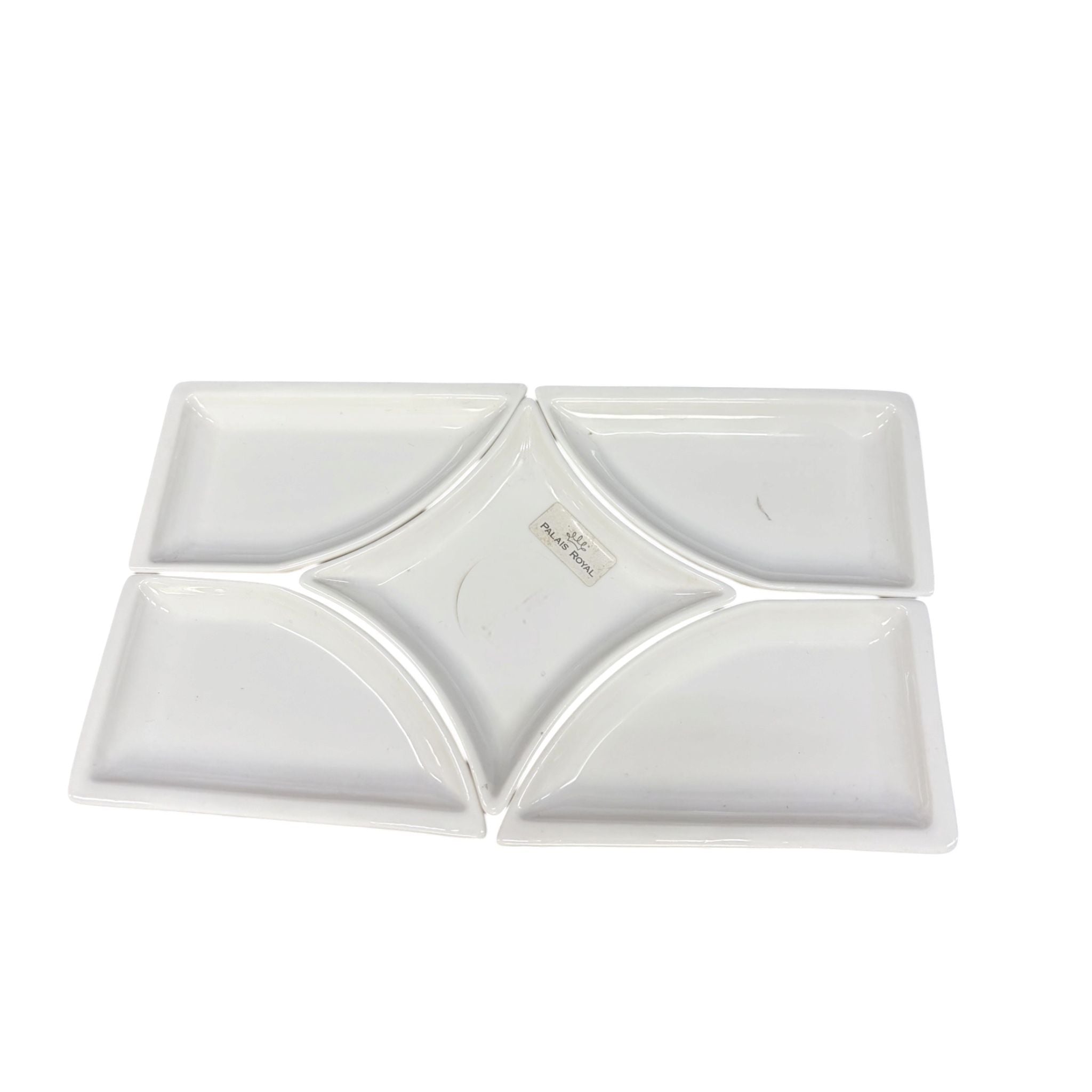 Antipastiera in Porcellana 5 Pezzi 23x14 cm - Palais Royal