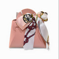 Borsetta Simil Pelle con Foulard 7x7x6 h cm - Madrhelen