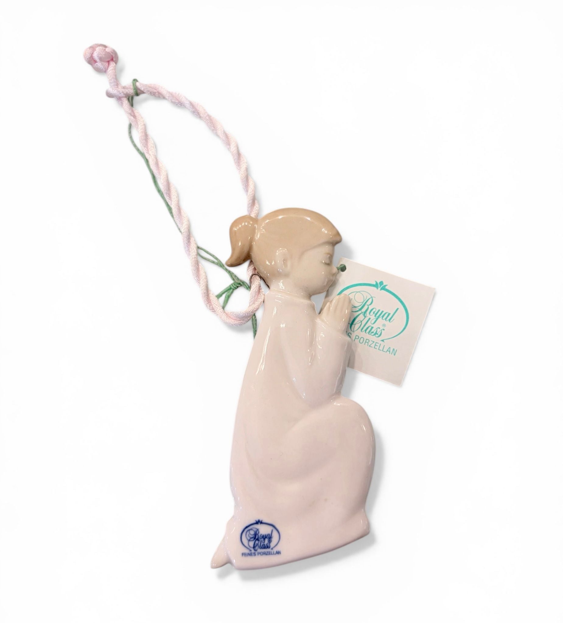 Statuetta Bimba Preghiera in Porcellana - Hervit