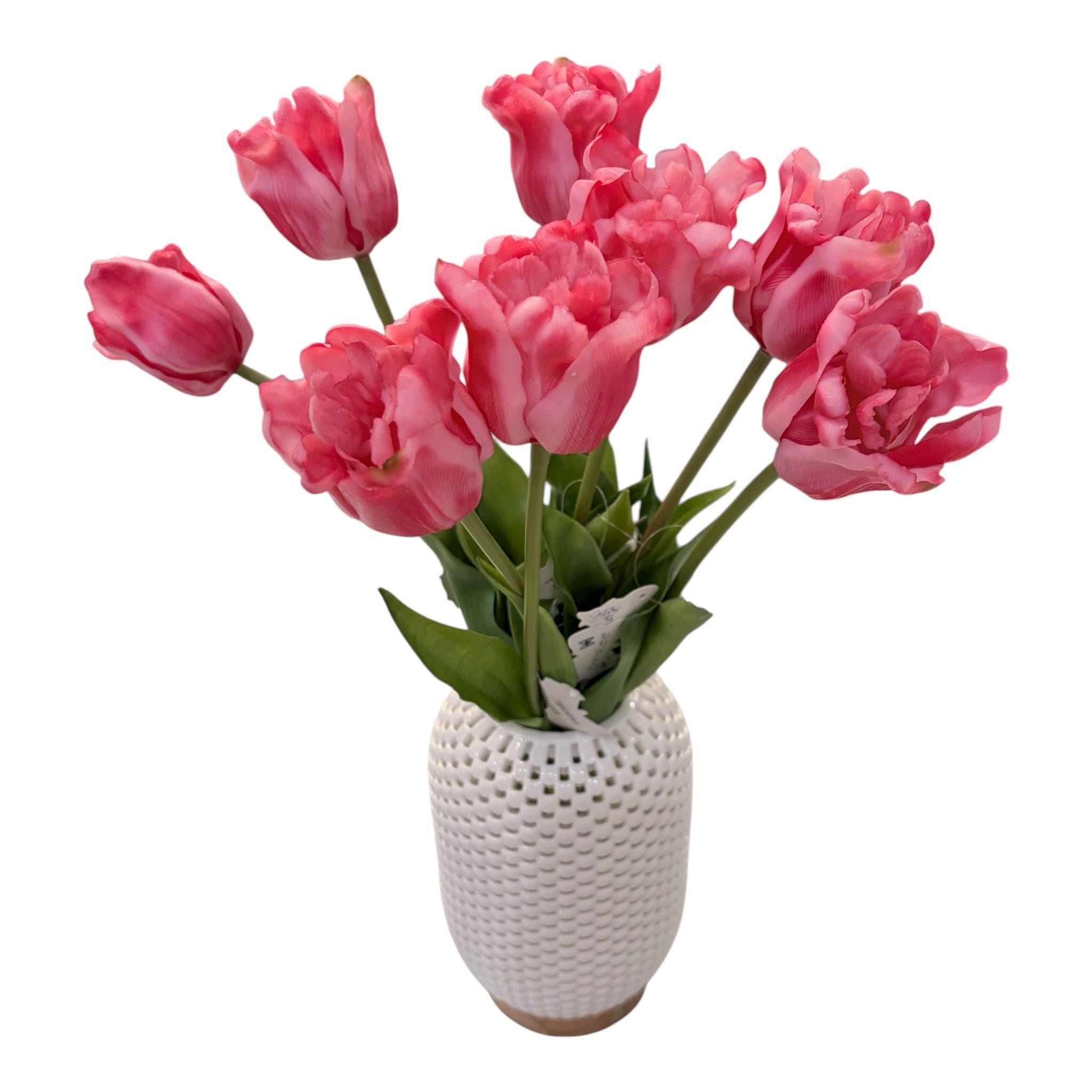 Tulipano Realistico in PE Fucsia 50 cm - Fiori di Lena