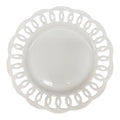 Piatto Tondo Traforato 30 cm - La Porcellana Bianca