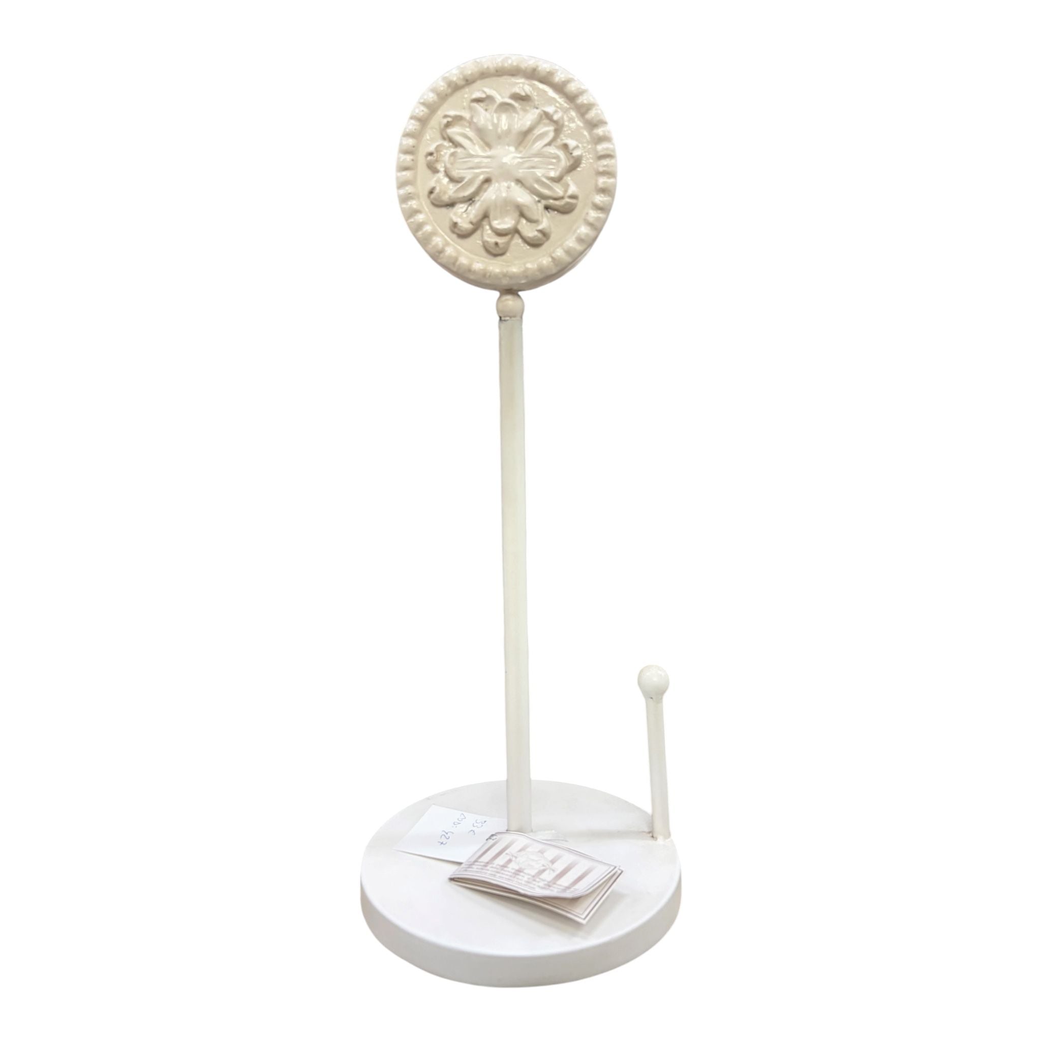 Porta Rotolone in Ferro con  Decoro Provenzale 43 cm - Coccole di Casa