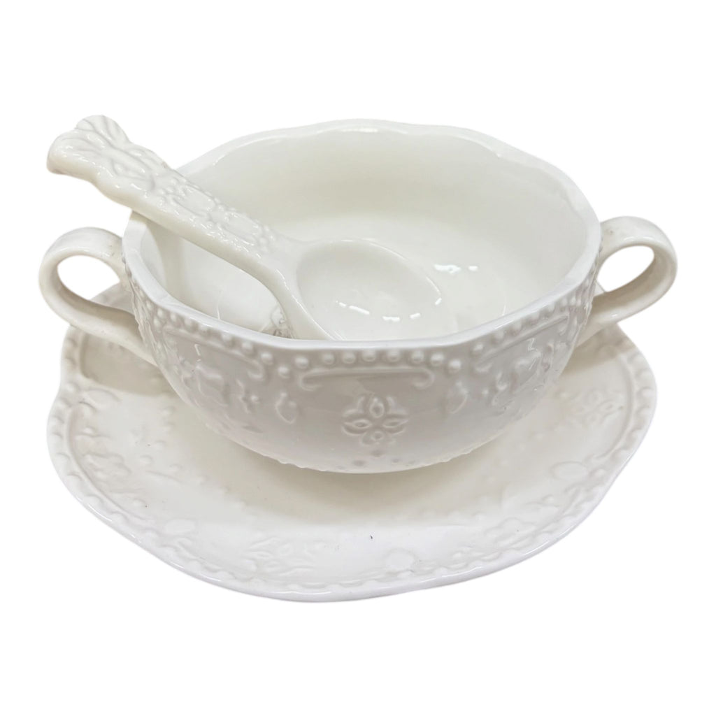 Tazza in Ceramica con Decoro - Blanc Mariclò