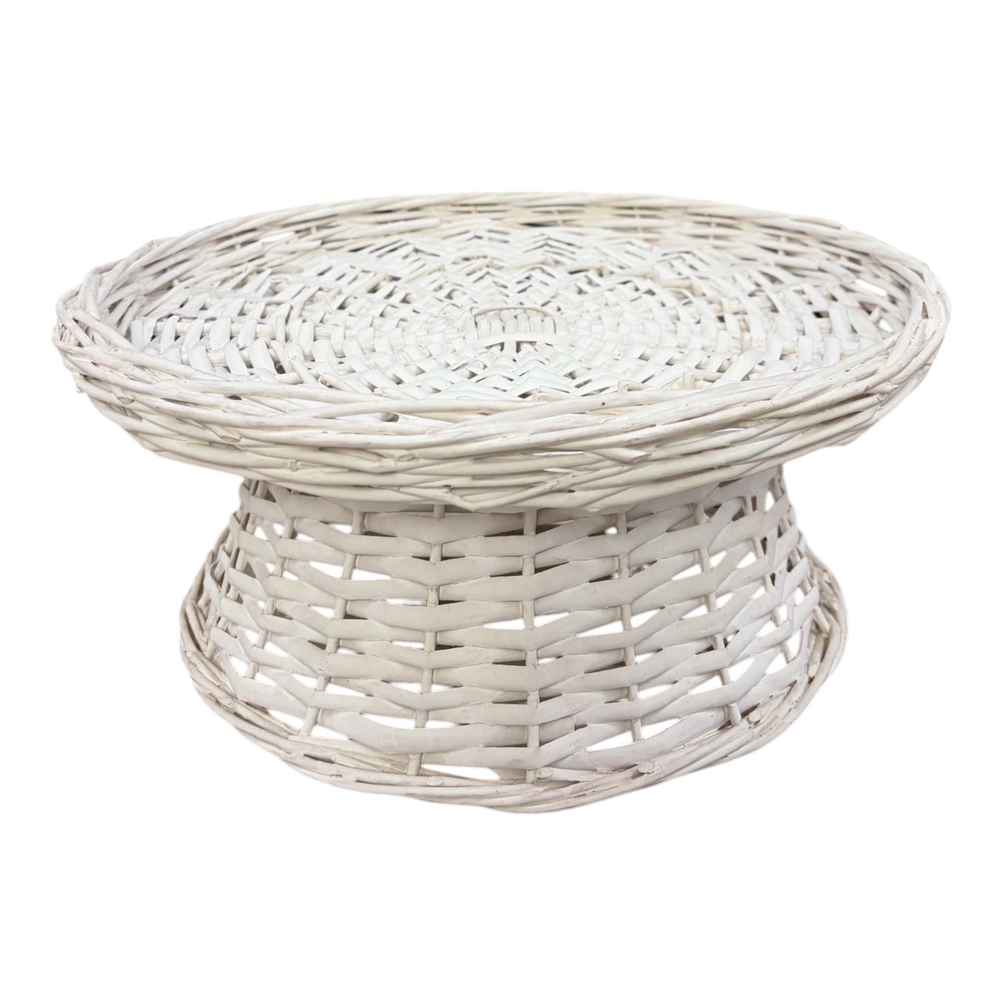 Alzatina Shabby in Vimini 33 cm - In Art