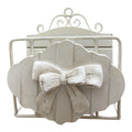Porta Tovaglioli Shabby Chic in Ferro e Legno - Coccole di Casa